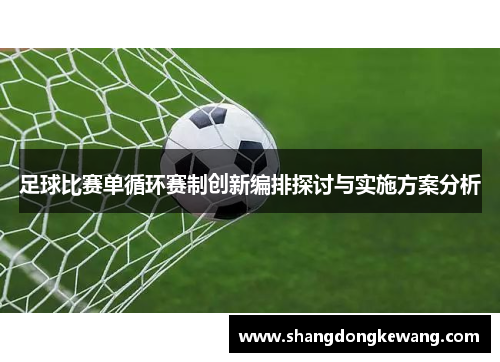 足球比赛单循环赛制创新编排探讨与实施方案分析